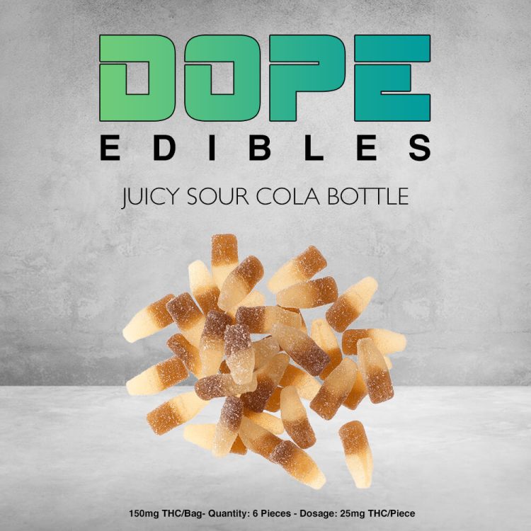 Juicy Sour Cola Bottle Dope Edibles