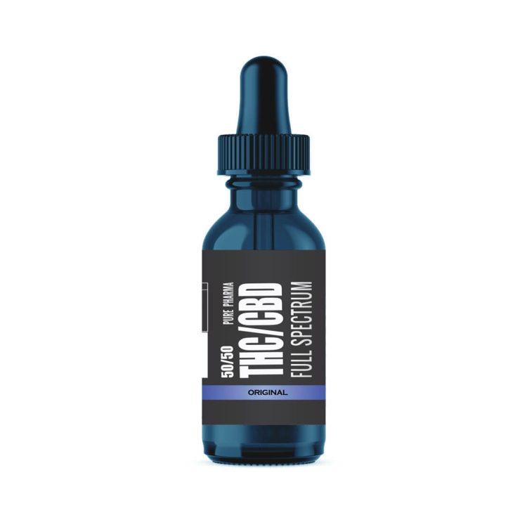 Cbd Thc 50 50 Oil - Full Spectrum Tincture - Original - 30ml - Online 