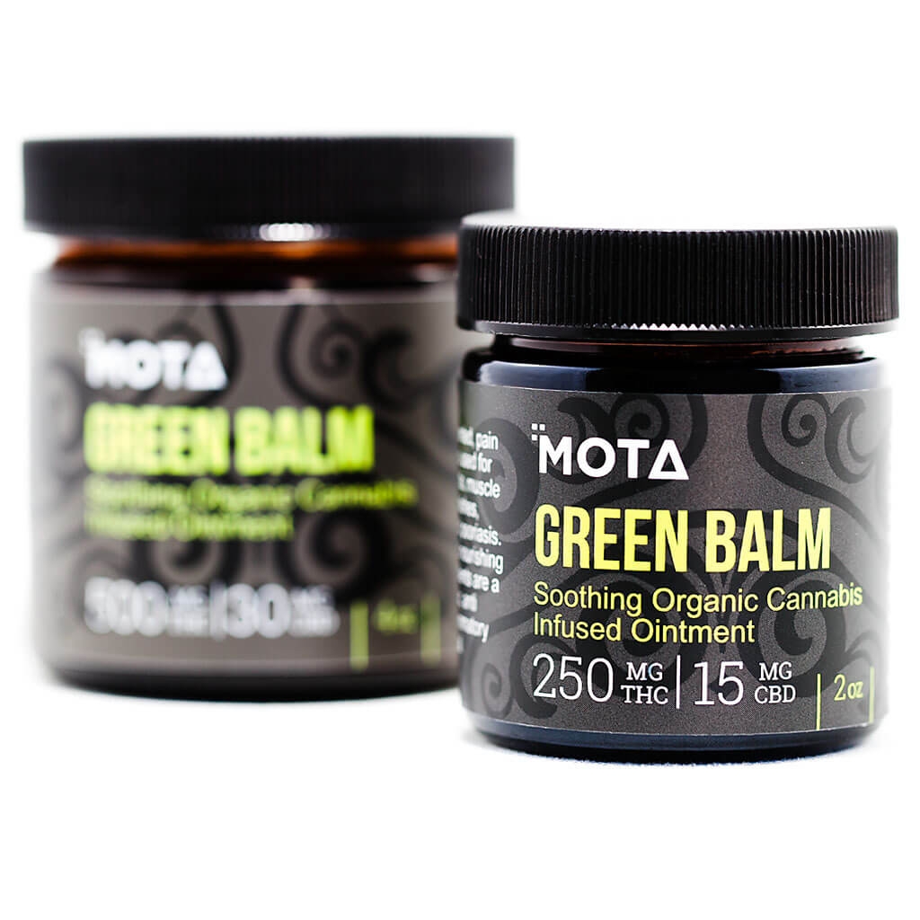 Little Green Soothing Balm. Cannabis Balm Canada. BADDRIP THC 50.