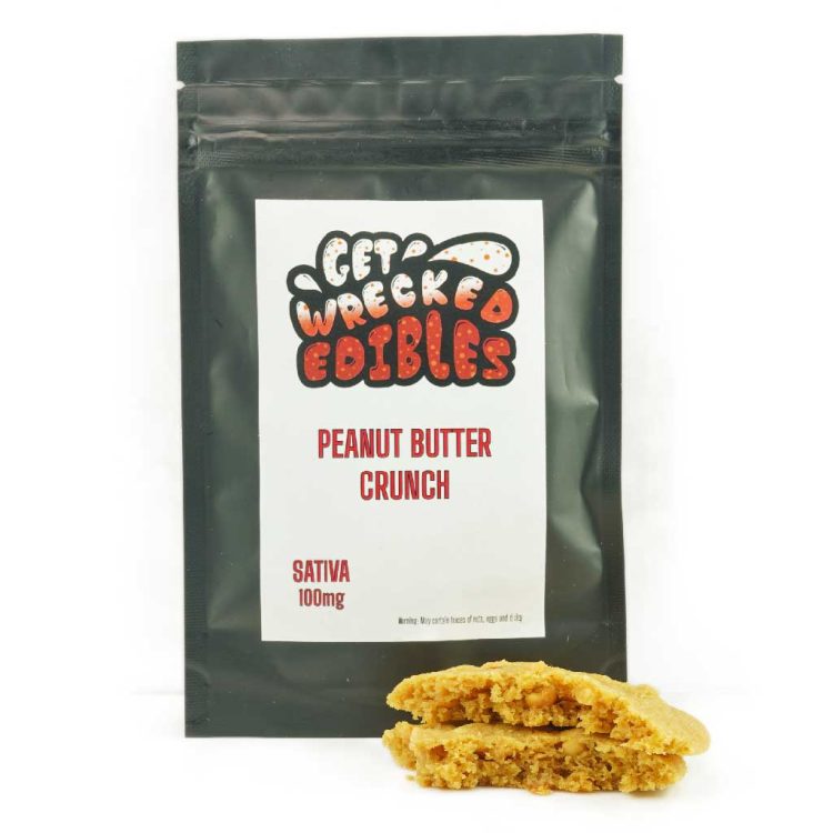 Peanut Butter Crunch Cookies- Get Wrecked Edibles