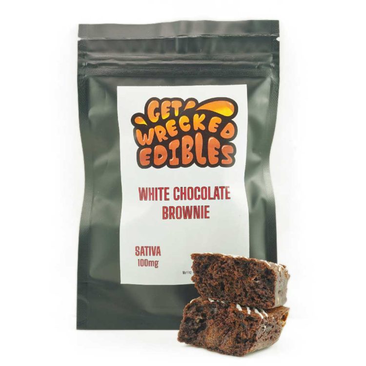get wrecked edibles white chocolate brownie