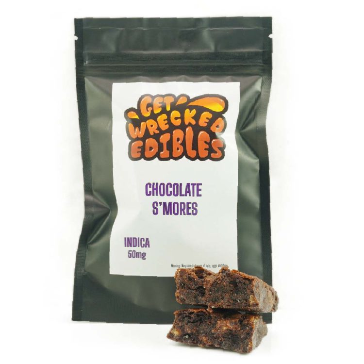 Chocolate S'mores Brownie - Get Wrecked Edibles