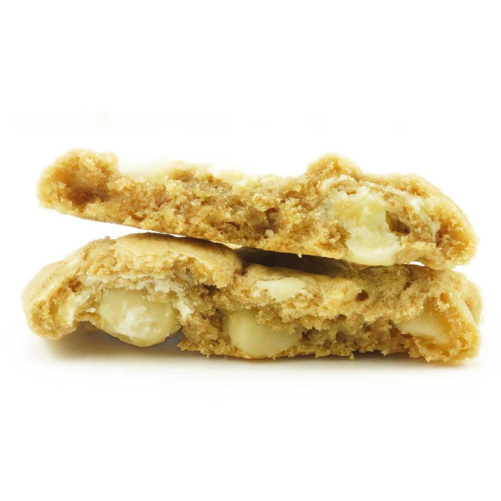 White Chocolate Macadamia Nut Cookies- Get Wrecked Edibles