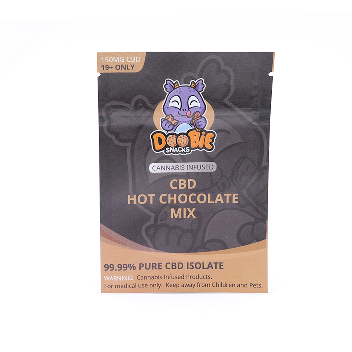 Doobie Snacks – 150mg CBD Crystal Mix – Hot Chocolate