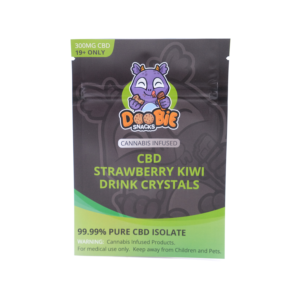 Doobie Snacks – 300mg CBD Crystal Mix – Strawberry Kiwi