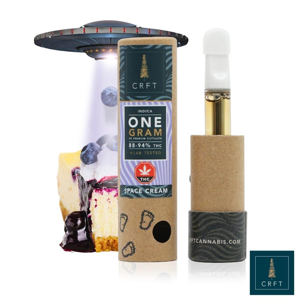Buy CRFT THC VAPE CARTRIDGES SPACE CREAM Online at Bud Cargo Online
