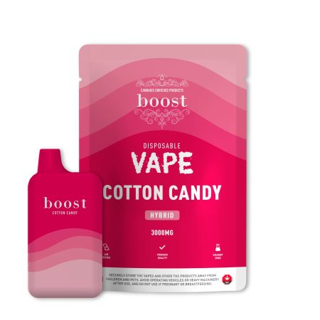 Boost Cotton Candy Pouch and Vape