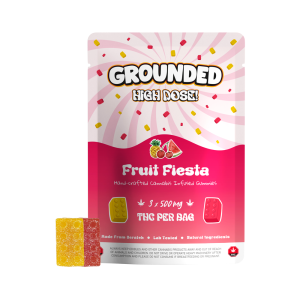 Grounded High Dose Bricks – Fruit Fiesta mg Gummies