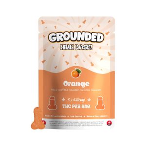 Grounded High Dose Cocks – Orange mg Gummies