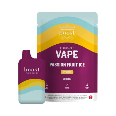 Boost Passion Fruit Ice Pouch and Vape scaled