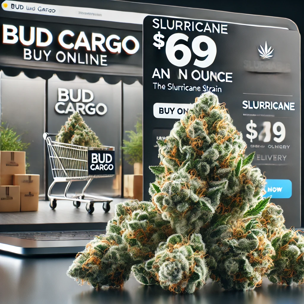 buy the best quality Slurricane Strain online in Canada with Bud Cargo for $69 an ounce