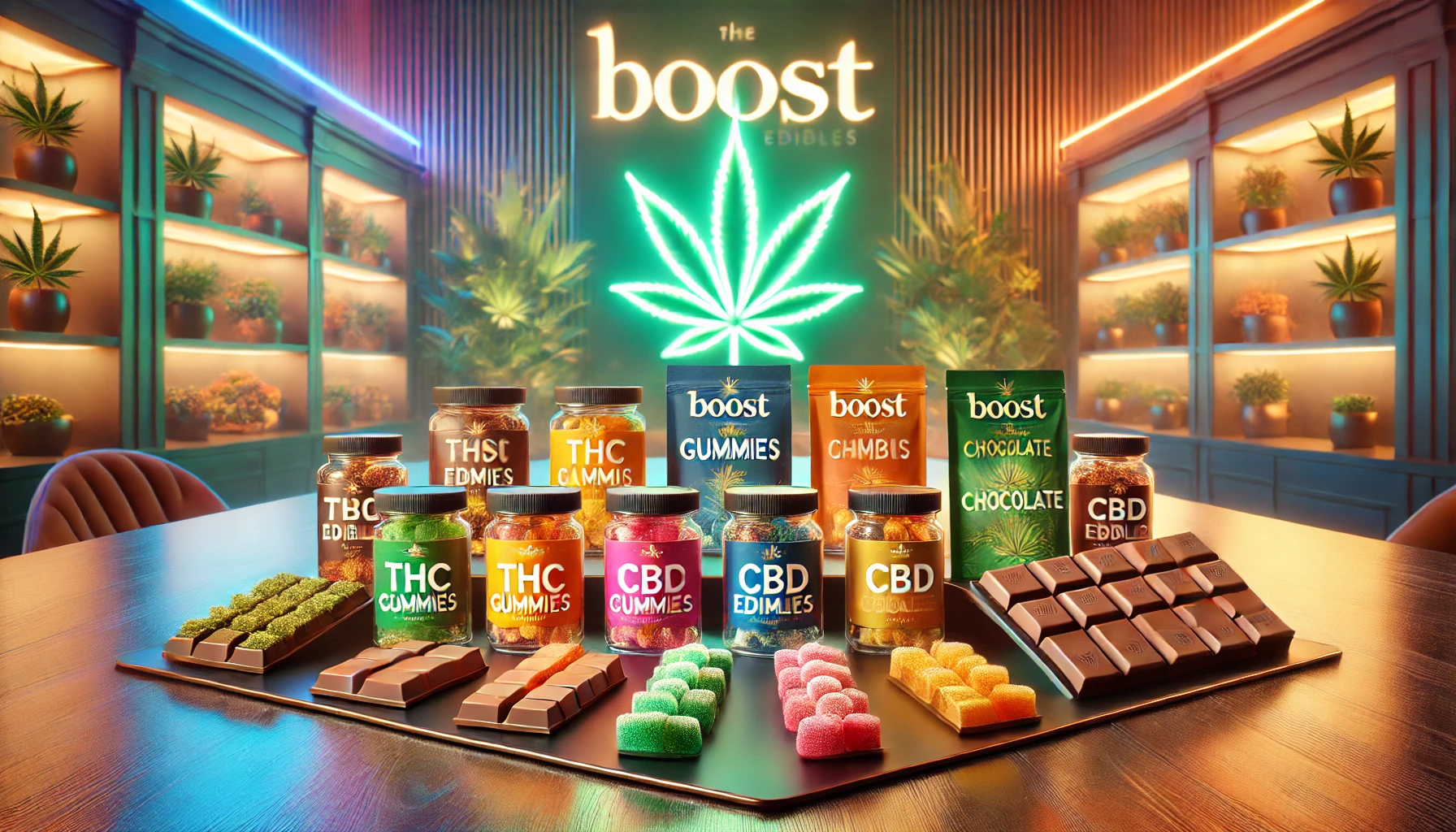 Popular Products in the Boost Edibles Lineup