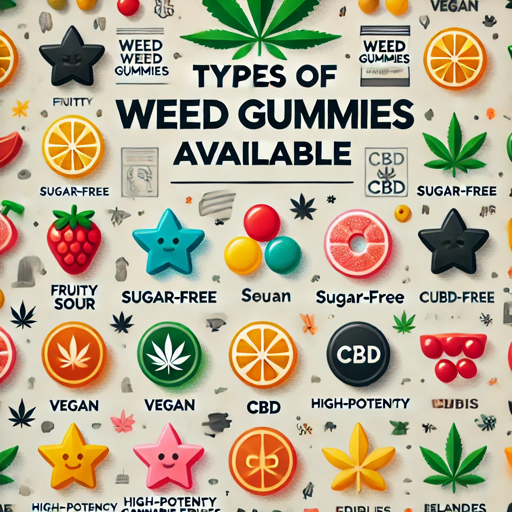 Types of Weed Gummies Available