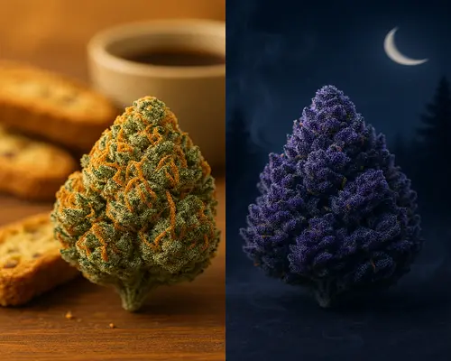 Biscotti vs Death Bubba what each strain is known for
