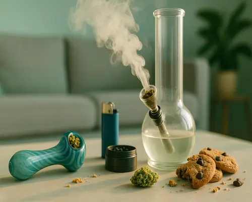 Pipe and Bong Fast Onset and Classic Impact with the Girl Scout Cookies Strain