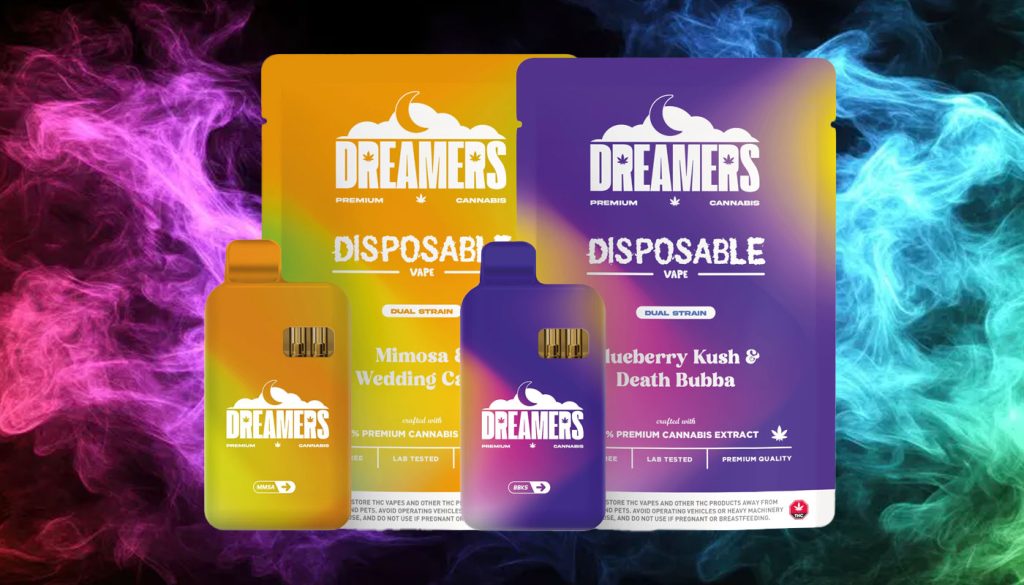 Dreamers Disposable Vapes banner bcargo
