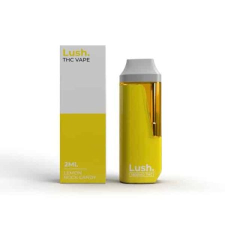 LUSH ML Disposable Vape – Lemon Rock Candy (Sativa)