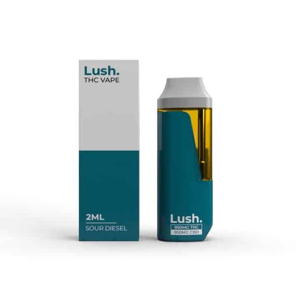 LUSH ML Disposable Vape – Sour Diesel (Sativa)