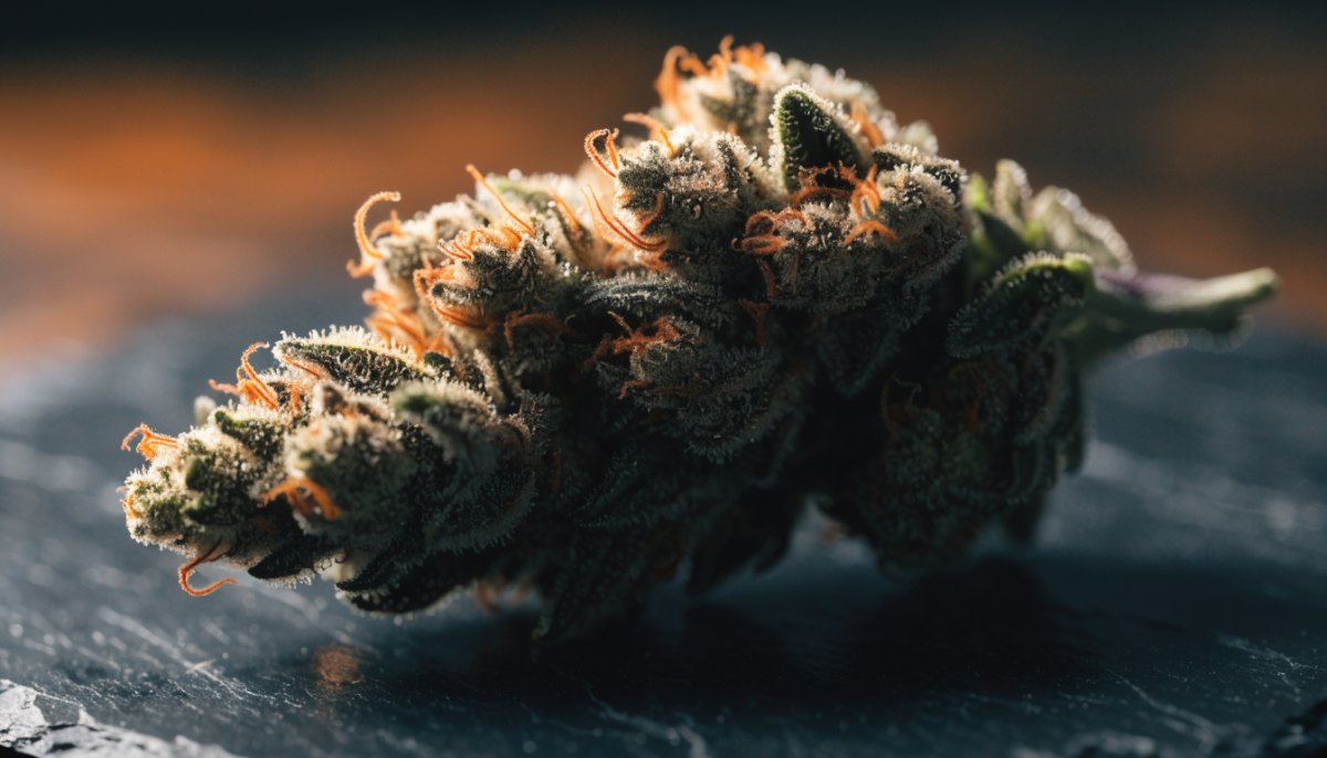 AAAA quad-grade cannabis flower with heavy trichome coverage - Bud Cargo