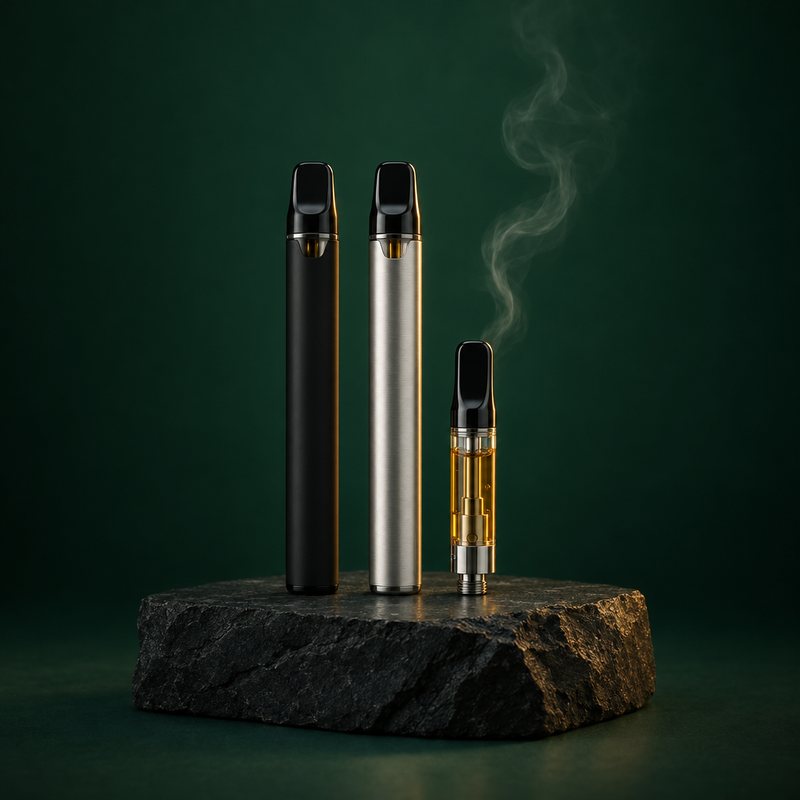THC vape pens and cartridges